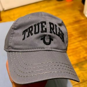 True Religion Men's-Woman’s Athletic wear Embroidered metallic hat